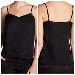 Theory Sakshee Satin-Jacquard Cami Tank